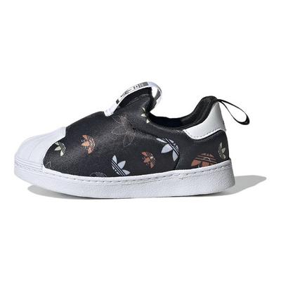 Superstar 360 I Repeat Logo - Black Baby Sneakers Core-Black Cloud-White Semi-Impact-Orange GX1870