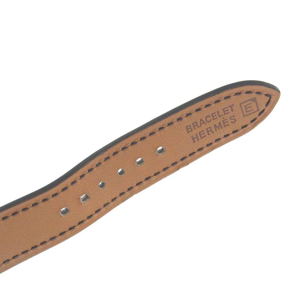 HERMES Belt watch Watches BE1.110 WhiteDial Stainless Steel/leather Quartz Analog display Women Used