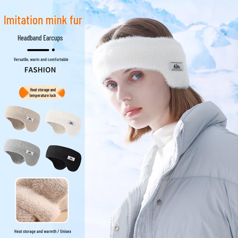 Winter Knitted Warm Headband Earmuffs
