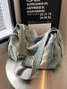 Casual Large Capaci Denim Crossbody Bag Women's Faion 2025 New Lightweight Versatile Single Oulder Bag Commuting Bag