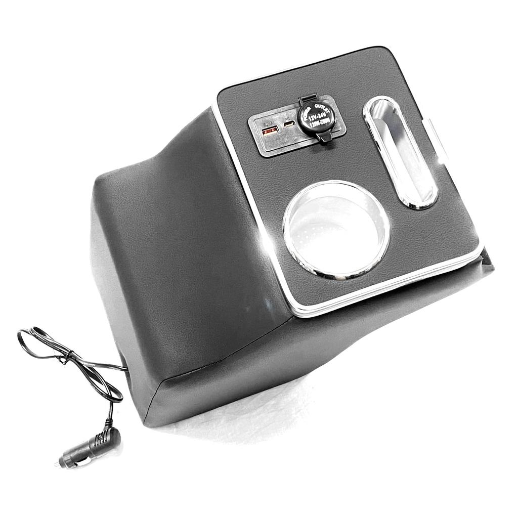 CGP Center Console for Atrai and Hijet Cargo Drink Smartphone USB Cigarette Lighter S700V/S710V, Holder, Holder, PD, USB-C, USB-A, Socket,
