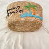 Yogodlns Spring/summer New Straw Fruit Embroidery String Casual Sweet Tote Bags Seaside Resort Atmosphere Shoulder Bags
