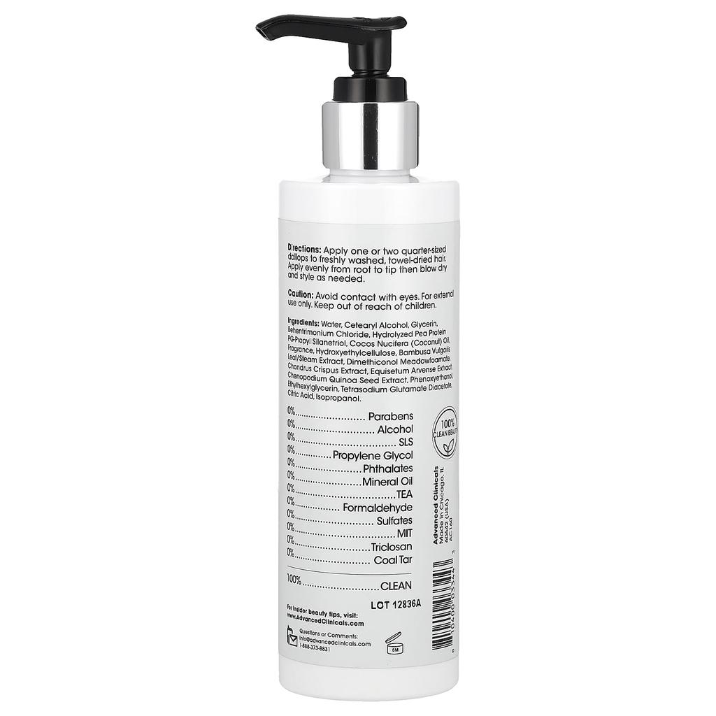 Advanced Clinicals 10-in-1-Haarentwirrer, verhindert Hitzeschäden beim Föhnen, 7,5 fl oz (222 ml)
