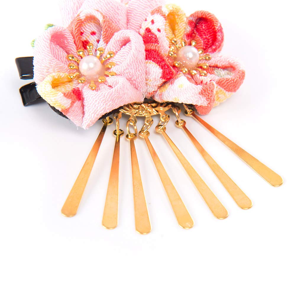 FLORICA Haarschmuck-Set für Perfekt für und Verfügt über eine Blume und eine Glocke Haar und Beinhaltet eine Aufbewahrung Erhältlich in 2 Farben 2-teilig Mädchen,