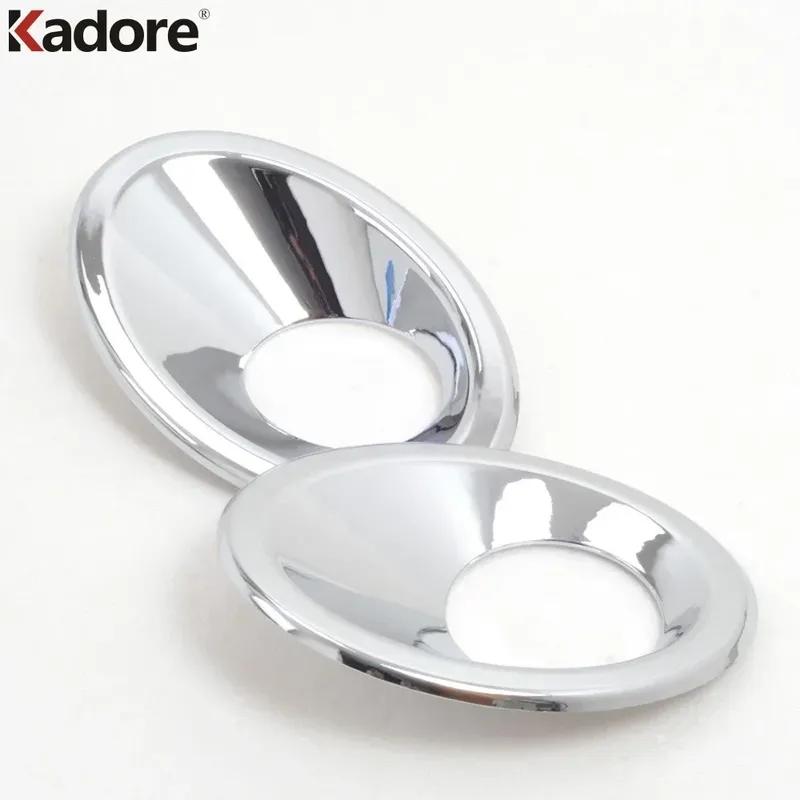 For Renault Koleos 2008 2009 2010 2011 Chrome Car Front Fog Light Lamp Cover Trim Head Foglight Foglamp Bezel Trims Accessories