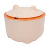 Cat Litter Trash Can with Press Type Lid PP Enclosed Design Compact Multipurpose Cat Waste Trash Can for Household