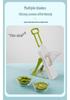 Multifunctional Kitchen Vegetable Cutter & Slicer Press-type Shredder Grater