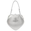 Belle Graphic Logo Gold Hardware Recycled Polyurethane Heart Bag Wallet Shoulder Crossbody Tote Women Bags 4B010004WS000DSILVER