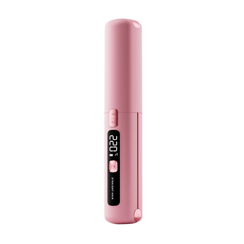 6 Temperature Settings Mini Wireless Straightener Portable Curler Multi-Function Professional Hair Styling Tool