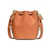 Camila 17 Solid Color Carriage Logo Tag Hardware Drawstring Closure Bucket Bag Women Bucket Bag Orange CJ835-B4UC8