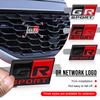 1pcs GR Emblem Metal Badge Grill Grille Emblem Modification Accessories for GR Yaris Toyota Prado Aqua Hilux Rav4 Camry Prius TRD Venza