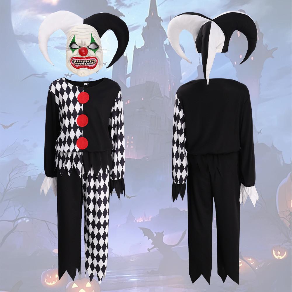 Costume Cosplay Clown Mask Role Play Halloween Events Stage Gift Performance
