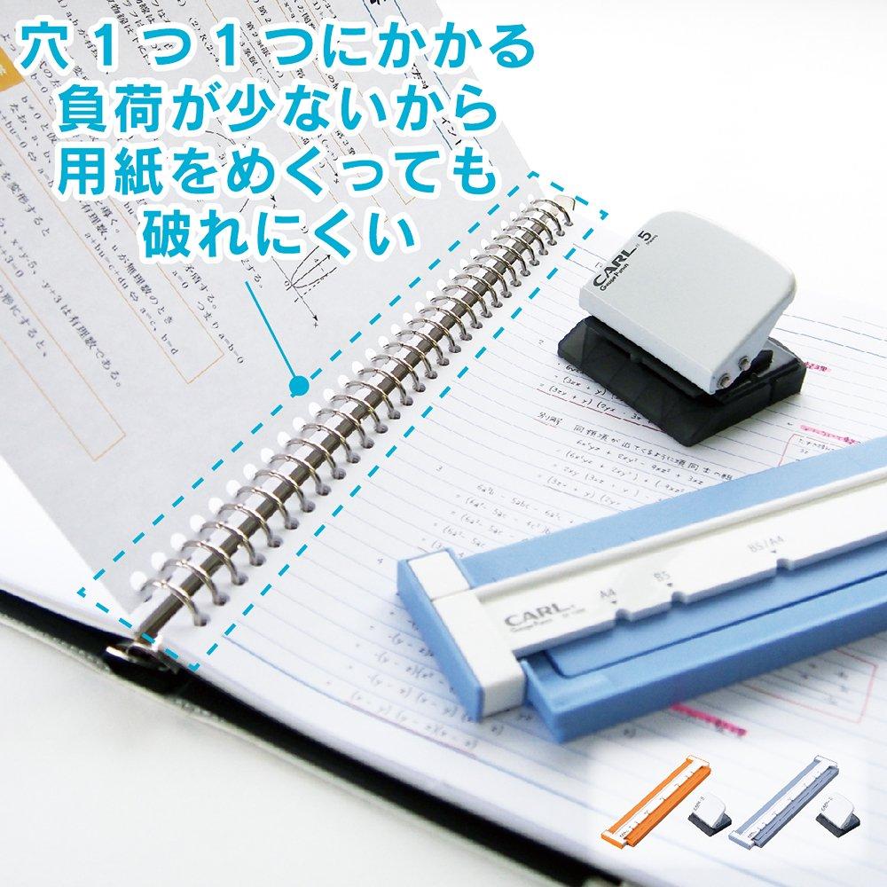 Carl Office Equipment Loose-Leaf Punch Gauge Punch Neo Gray GP-130N-D