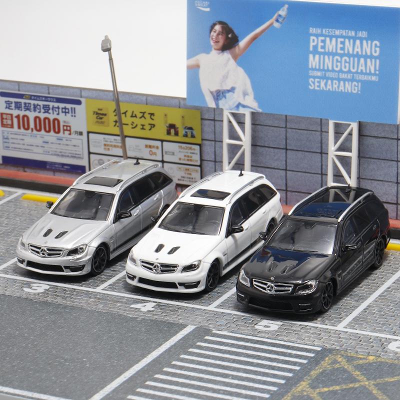 1/64 BENZ C63 Edition 507 Wagon Alloy Scale Car Model Diecast Metal Miniature Car Static Collection Toy Car Vehicles Birthday Gif