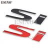 New Car Styling 3D Metal Adhesive Front Grill Chrome Zinc Alloy SI Emblem Badge Auto Accessory for Honda Civic Si