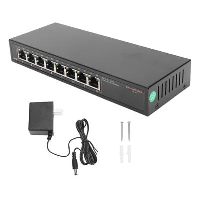 8 Port 2.5G Gigabit Ethernet Switch 100 1000 2500Mbp RJ45 Port 40Gbps Capacity Network Switch for Home Offices Bedrooms