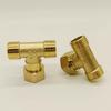 Pneumatic Plumbing Brass Pipe Fitting Male/Female Thread 1/8 1/4 3/8 1/2 BSP Tee Type Copper Fittings Water Oil Gas Adapter