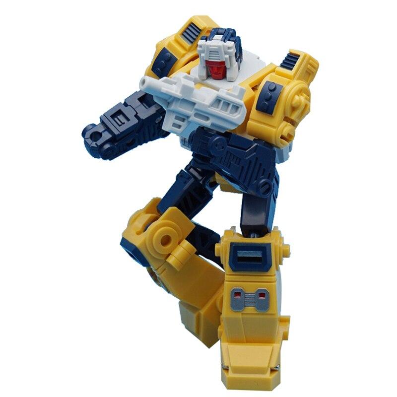 Transformation Action Figure Toy Head Werrior Series Weirdwolf Model 12cm Abs Deformation Car Robot Figma