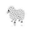 Hot Creative Crystal Animal Brooch: Frog, Cat, Dog, Bird, Sheep, Pony, Hedgehog, Lizard, Men's Women's Brooch Jewelry Gifts