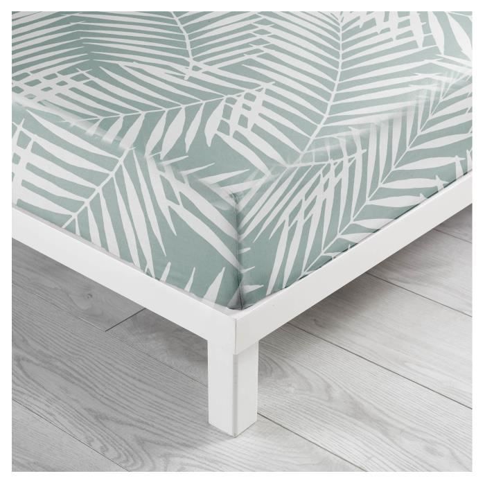 Drap housse - Botania - 90 x 190 cm - 100% coton - Bonnet 30 cm - Oeko-Tex®
