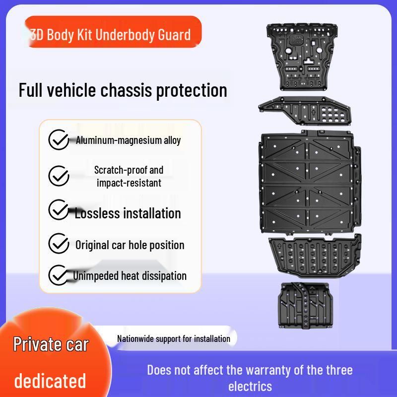 Chery ICARV27 Chassis Guard: Engine Undershield & Battery Protection Armor Engine + Wiring Harness - 2 pieces