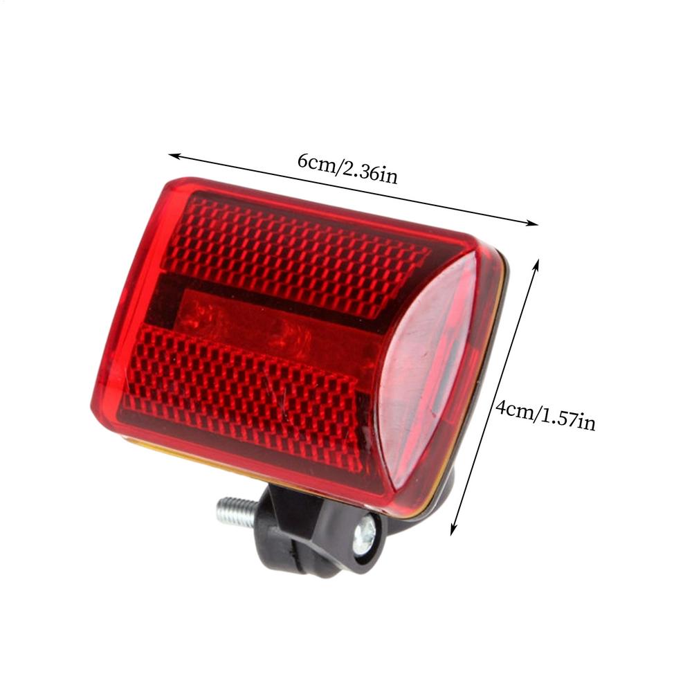 

Bike Tail Light Quick-Release Battery-Powered Flashing Bicycle Rear Light For Dirt Biking Safety Kids Adults Men Women Scooter червоний