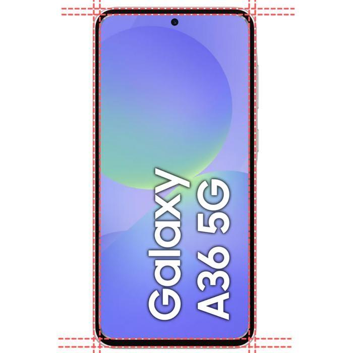Tempered Glass - Phonillico® - Samsung Galaxy A36 5G - Pack of 4 - Scratch Resistant - Transparent