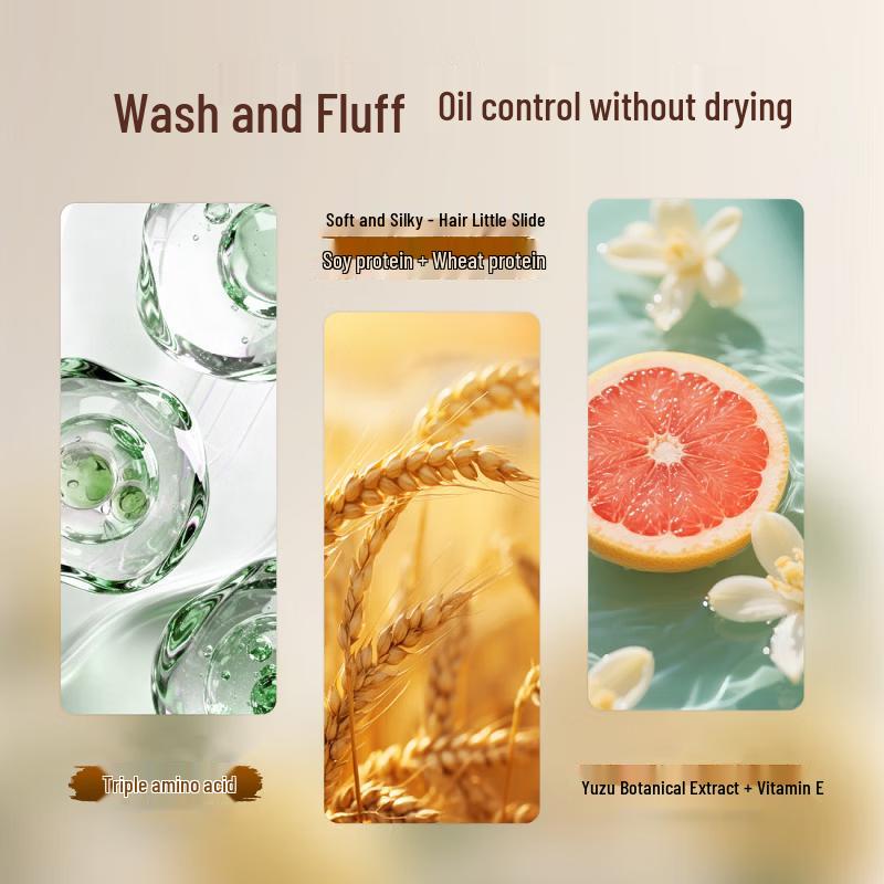 Asaka Yuzu Amino Acid Anti-Dandruff Volumizing Shampoo