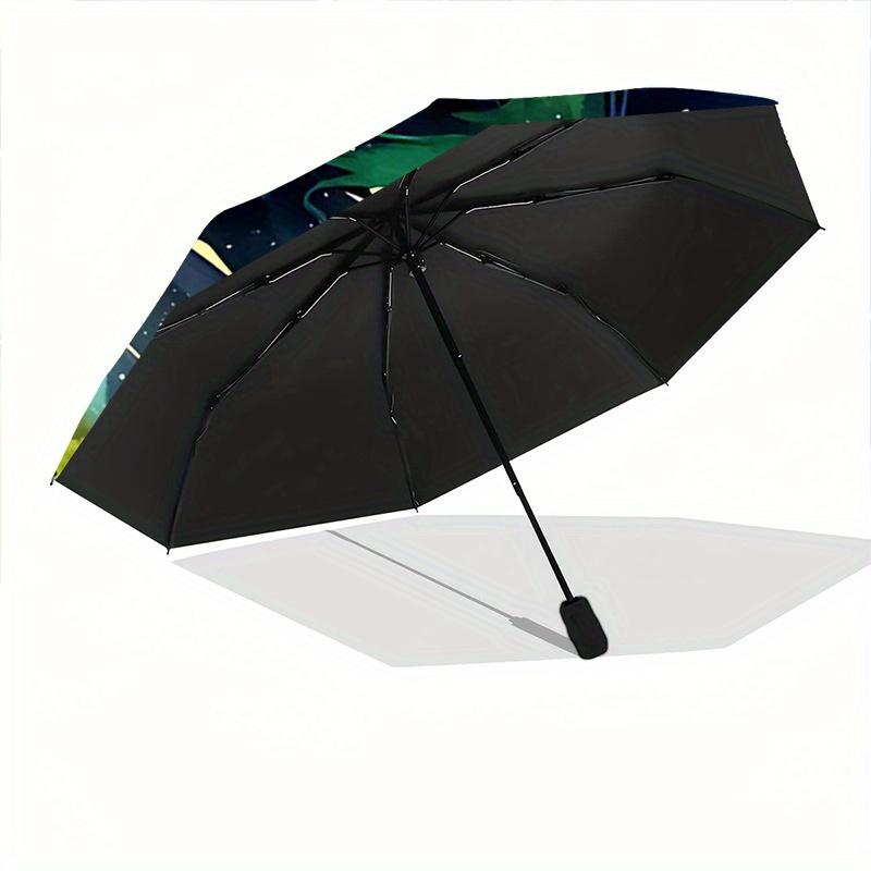 1pc Dragon Fantasy Automatic Opening and Closing Umbrella - Small Umbrella Suitable for Various Occasions A034