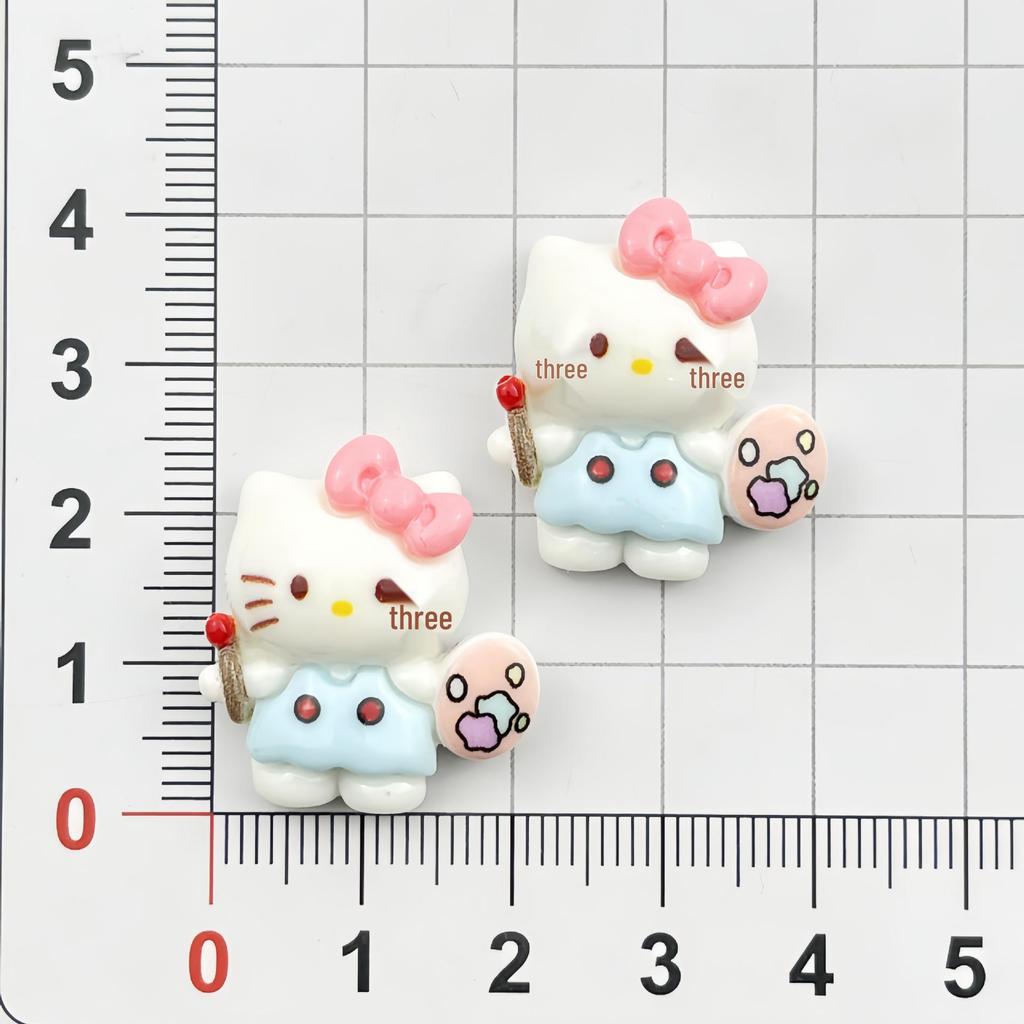 Playful Cartoon Cat Resin DIY Accessories: Glue, Phone Case, Hair Clip, Magnet, Water Cup Sticker