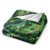 Gras Kampfmatte Wiesenland Grün Decke Qualität Warm Weich Überwurfdecke Winter Picknick Schlafzimmer Neuheit Bettüberwurf