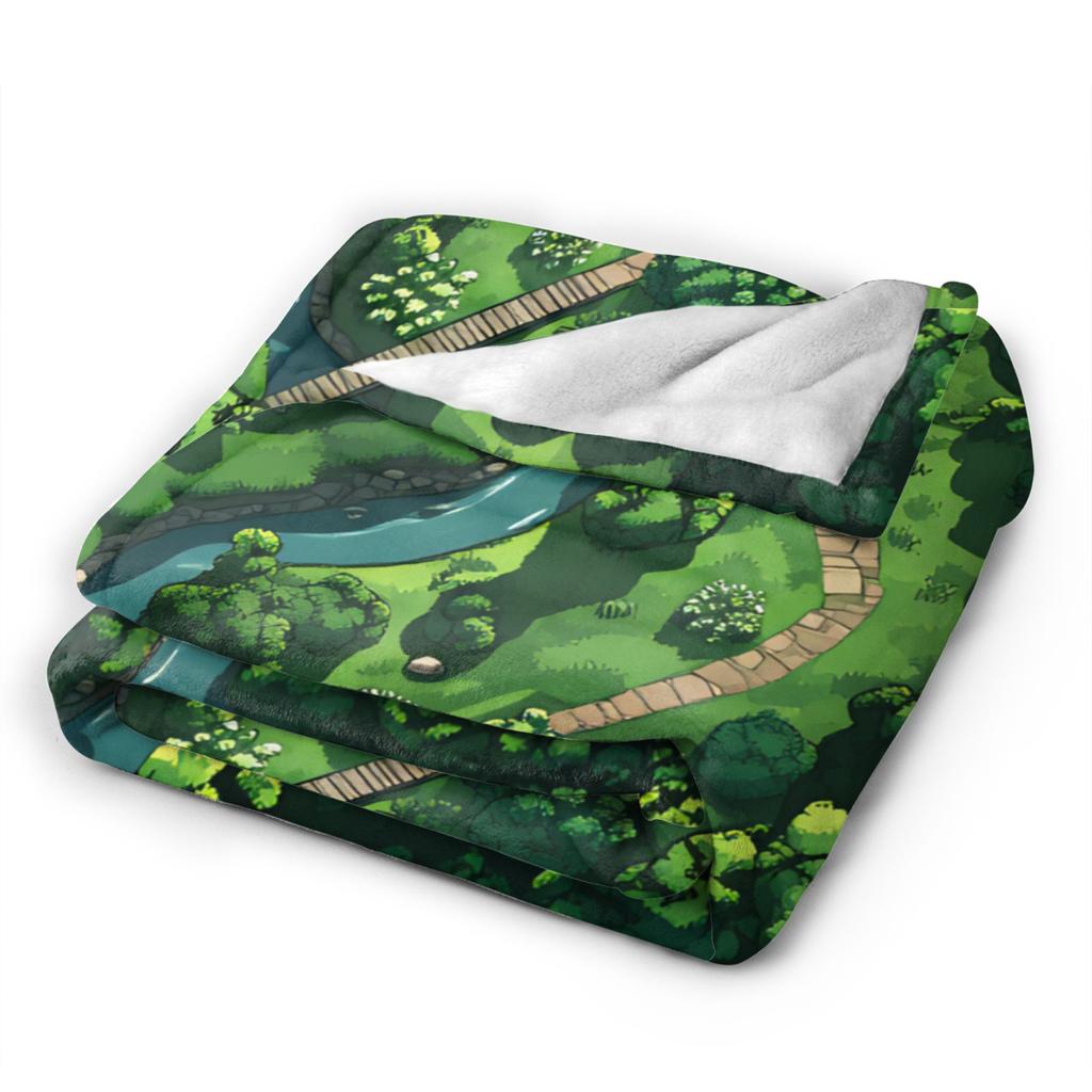 Gras Kampfmatte Wiesenland Grün Decke Qualität Warm Weich Überwurfdecke Winter Picknick Schlafzimmer Neuheit Bettüberwurf