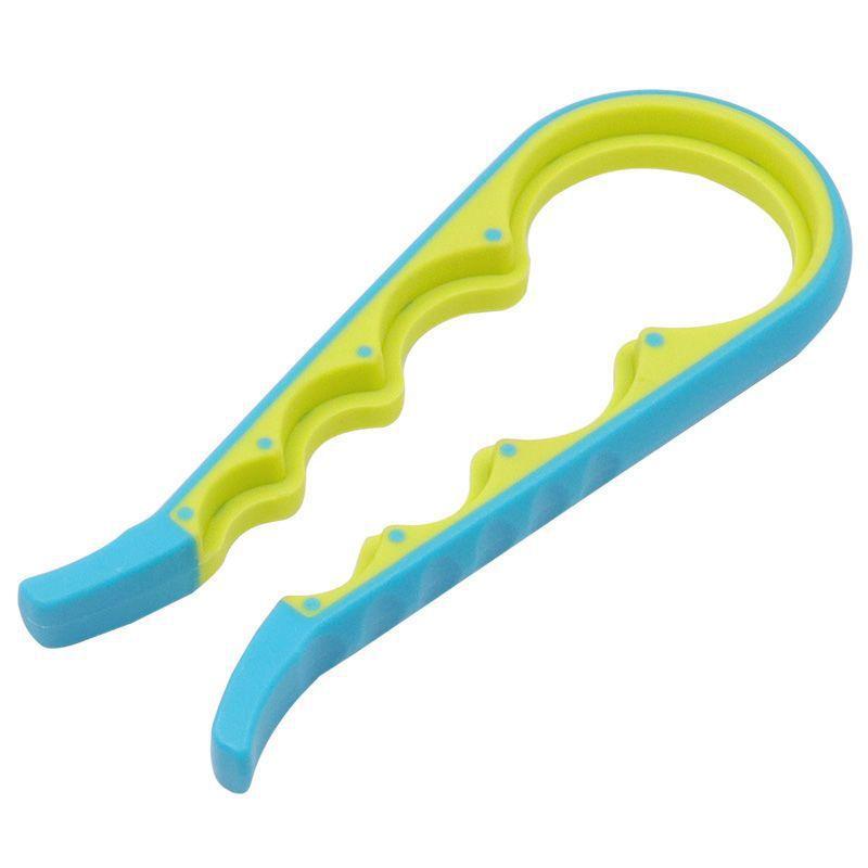 

Thickened multi-functional four-in-one bottle opener, suitable for both large and small cans, a four-in-one can opener синій