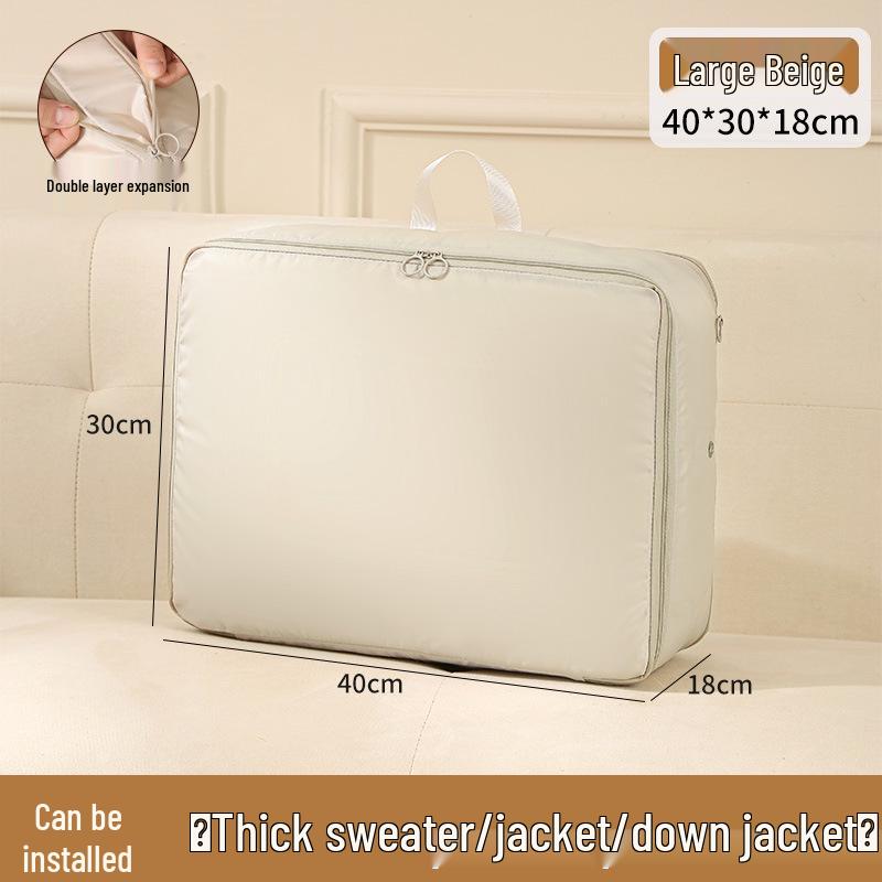 Compact Wardrobe Storage Bag for Jackets & Quilts