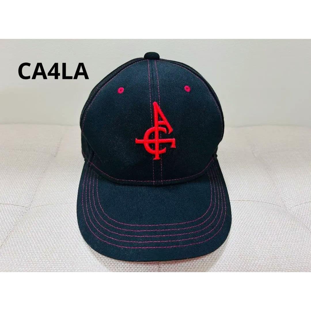 Used Good conditionCA4LA (Kashira) Embroidery Cap Black Red Unisex