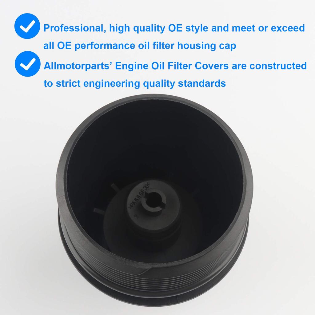 Filter Housing Cap, Replacement 68191350AA, Fits Chrysler Dodge Jeep Ram 200, 300, Pacifica,