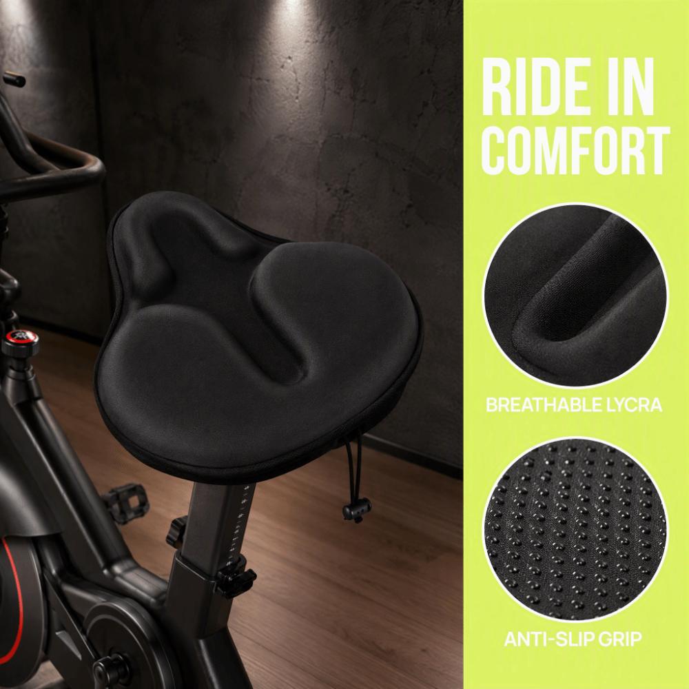 Breathable Bicycle Saddle Cover Silicone Exercise Bike Seat Cover  for Bicycle Seat Comfort