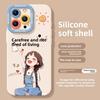Pink Girl Apple 13 Phone Case iPhone 16 Pro Max 15 Niche High-End Feel 14 New Model 15 Pro Cover