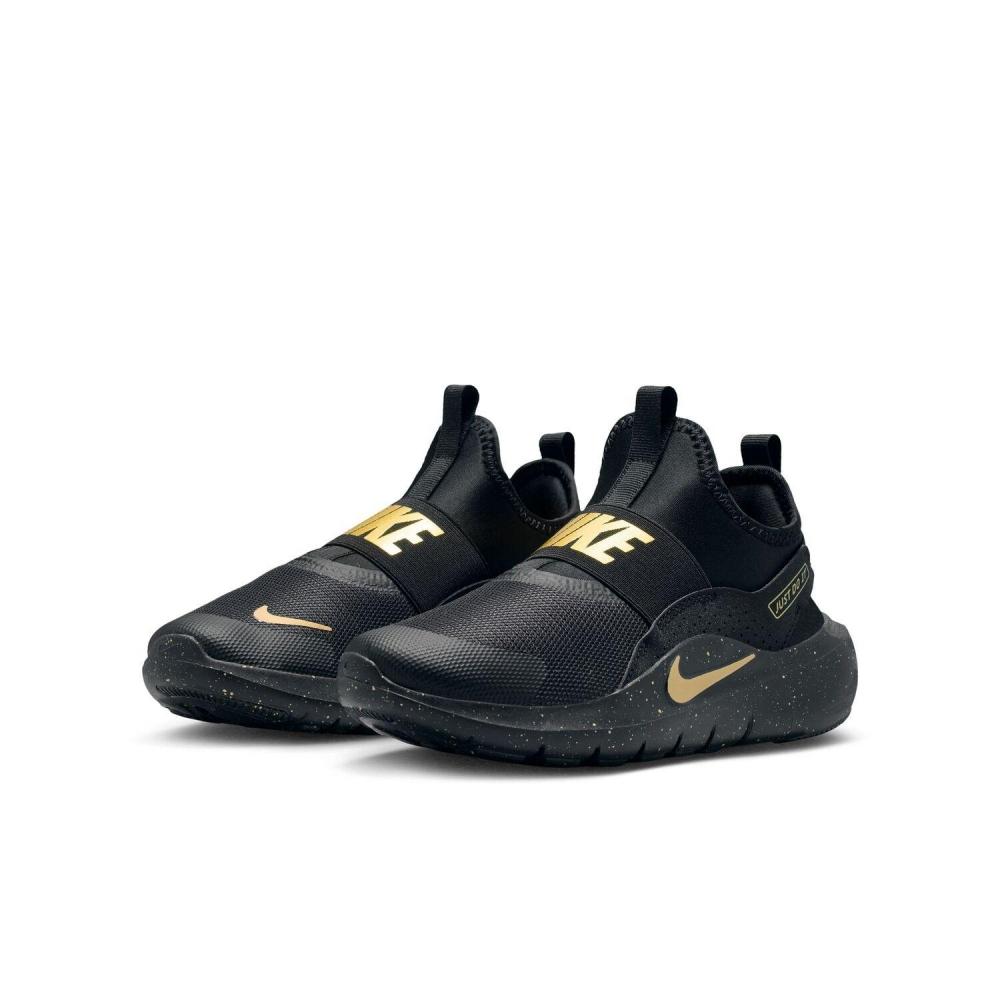 Nike Flex Runner 4 Se Gs 001 Blk M Gold kiM6737 001 Blk M Gold