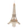 1set Eiffel Tower Wooden Simulation DIY Model, Wooden Hand-assembled 3D Three-dimensional Puzzle Toy