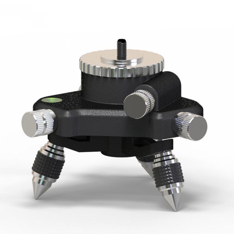 Вращающаяся на 360 градусов основа с точной регулировкой для 8-линейного/12-линейного нивелирования и металлический кронштейн