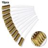 10pcs Wire Brush Brass Brushes Cleaning Brush Dirt Cleaning