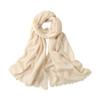 Écharpe Châle en Coton Lin Avec Protection Solaire Été Couvre-Maillot de Bain Respirant Pliable Essentiel de Voyage