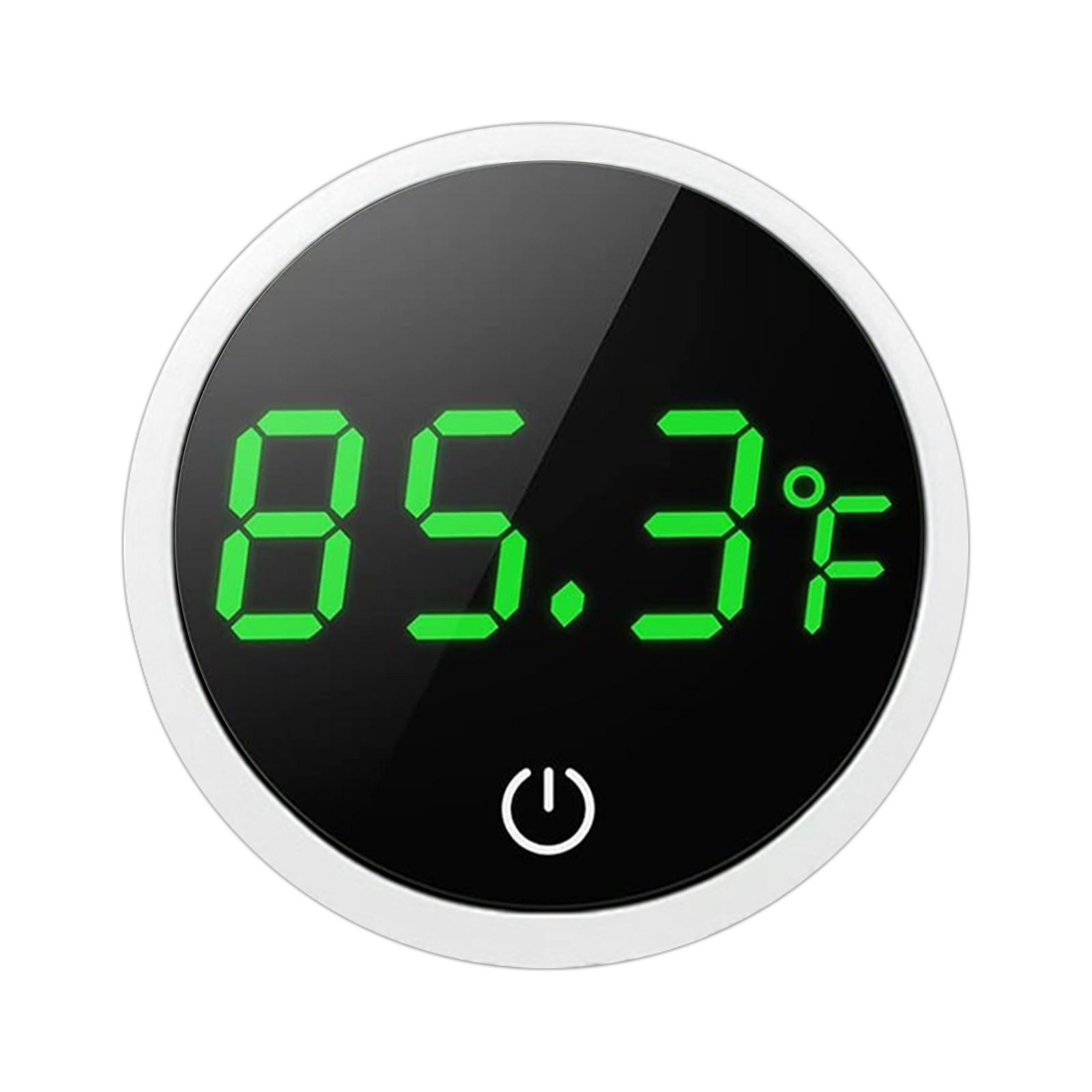 

Електричний термометр Fishtanks із точним дисплеєм за Цельсієм для акваріумів Датчик температури для місць проживання риб білий