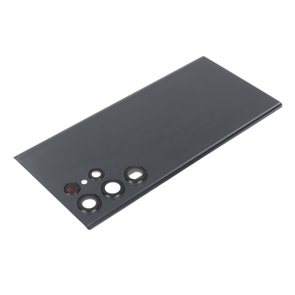 Back Glass Cover Waterproof Housing Door with Camera Glass Lens and Tape Parts Replacement For Samsung Galaxy S22 Ultra