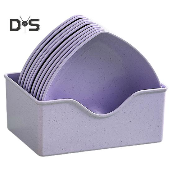 1 Set Stapelbare Snack Platte Lebensmittel Grade Praktische Herz-Förmigen Desktop Spieß Knochen Teller Obst Tablett