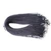 10X Black Coffee Suede Leather String Necklace Cords Making DIY 50cm Jewelry T8P2