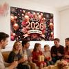 Silvester Dekorationen Feiertags-Hintergrund Partyzubehör 2026 Silvester Dekorationen Für Partyzubehör Wohnzimmer