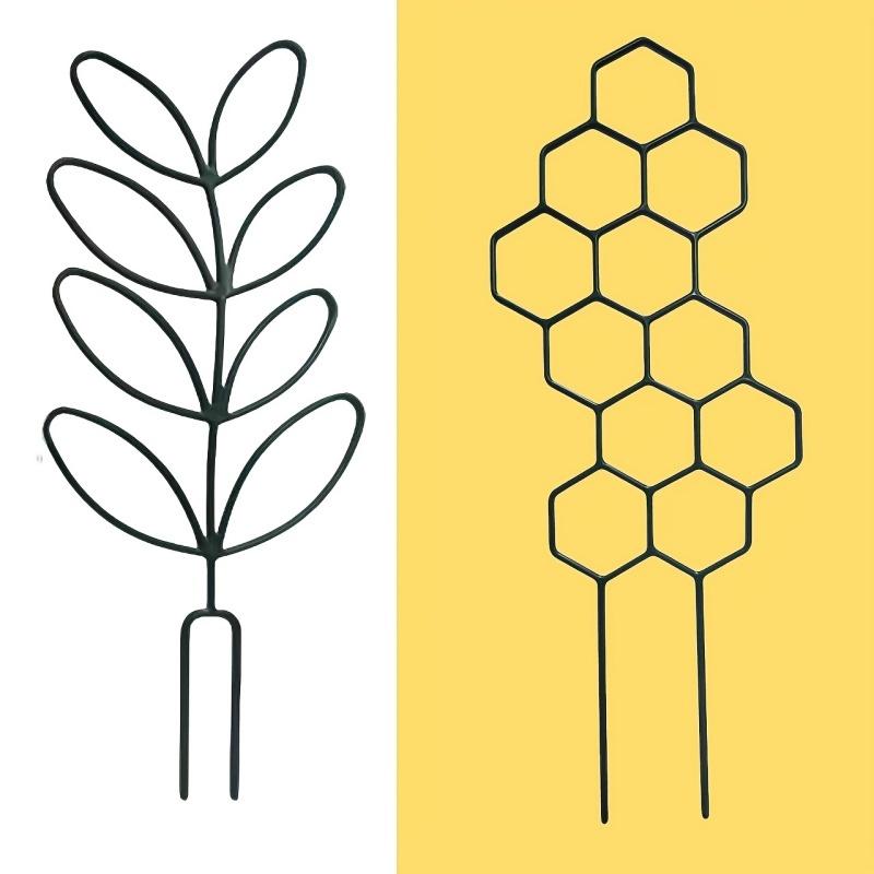 2pcs Plant Climbing Frame Potted Vine Flower Display Support Green Plant Climbing Training Frame Gardening Accessories