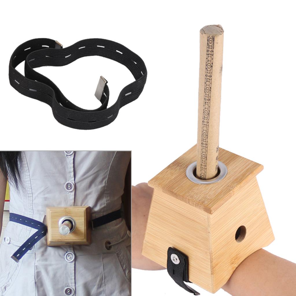 3 Types Popular Moxibustion Bamboo Box Moxa Roll Stick Holder Case Acupoint Massage Device Tool